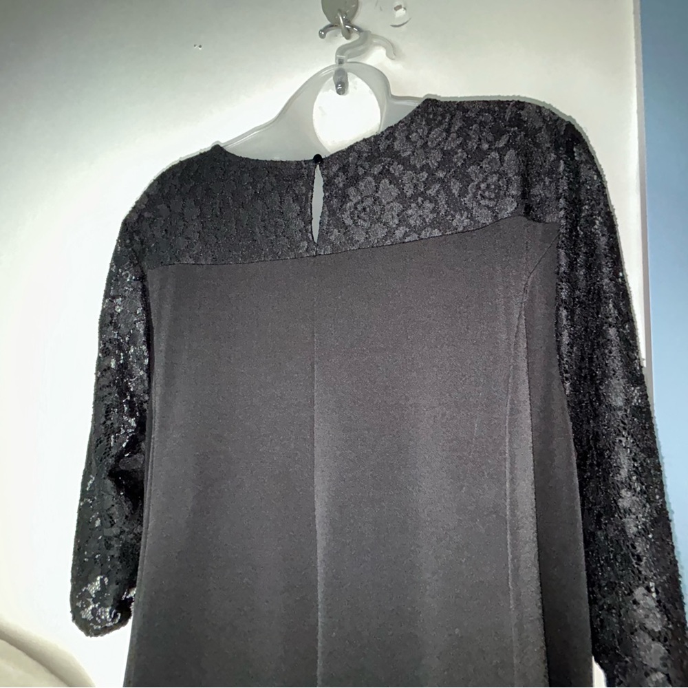 Catherines Black Lace Maxi Dress‎ 2X 22/24W - Picture 5 of 14
